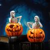 Glowing Design Ghost Festival Decoration Creative LED Pumpkin Skull Light  Haunted House