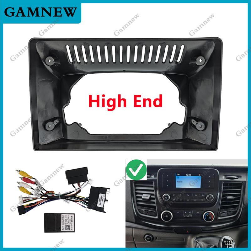 10 Inch Car Frame Fascia Adapter Canbus Box Decoder Android Radio Dash Fitting Panel Kit For Ford Transit Custom V363 2017-2023
