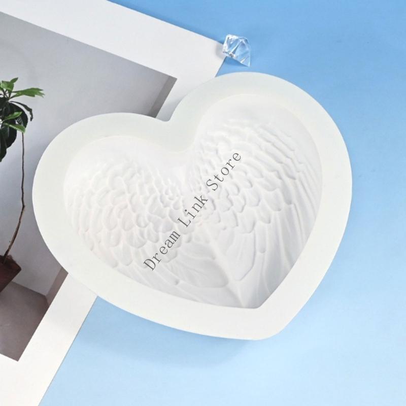 

Silicone Heart Mould With Detachable Wing For Baking Mousses Cake And Crafting Special Event China Mainland