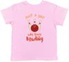 Girl Who Loves Bowling Kids T-Shirt Bowl Bowler Bowling Childrens Boy Girls Gift