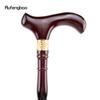Red Wooden Single Joint Fashion Walking Stick Decorative Cospaly Cane Halloween Mace Crutch  Wand Crosier 92cm