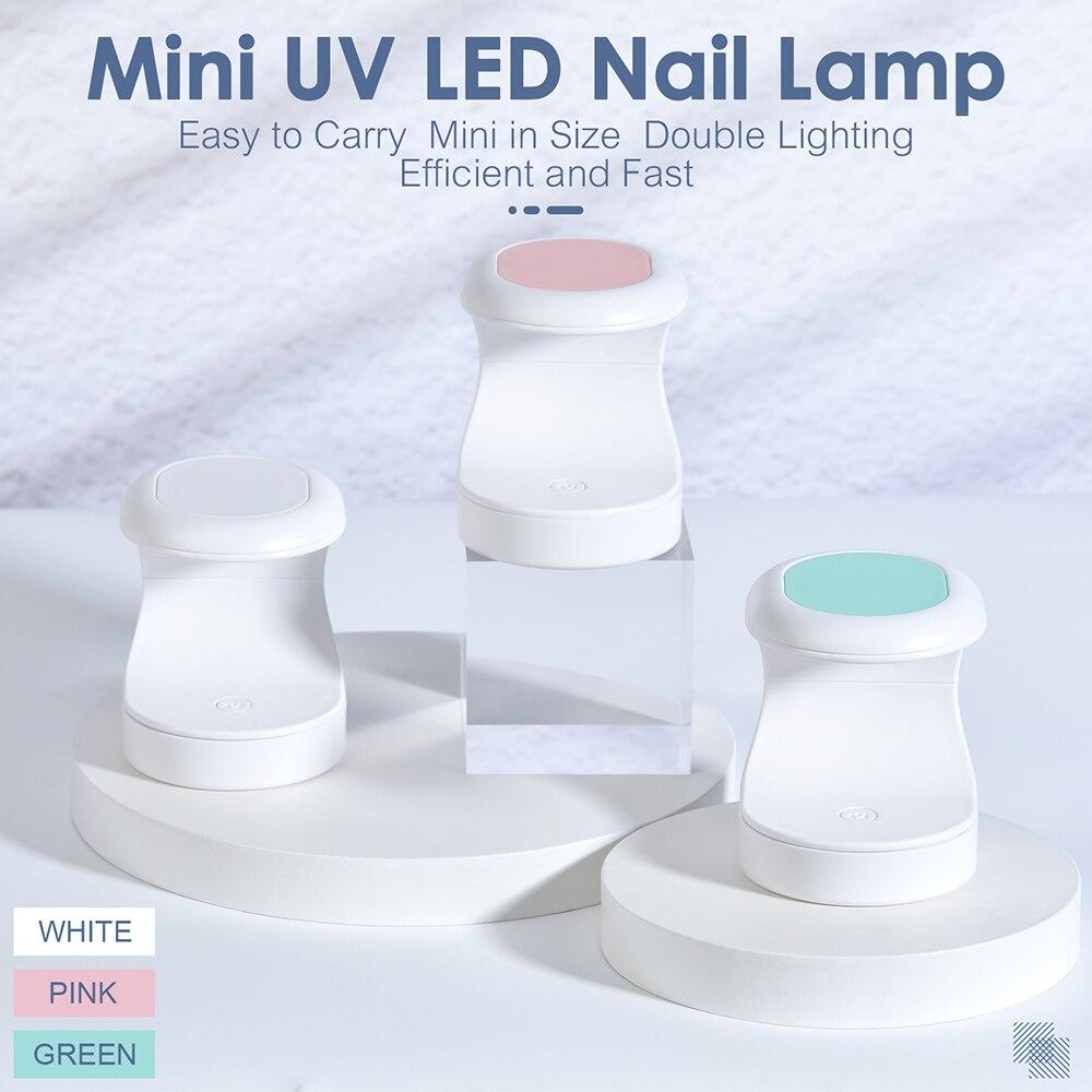 Mini Nail Dryer UV LED Lamp Manicure Machine Single Finger Nails Art ToolS Gel Polish Nail Dryer Manicure Tools With USB