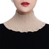 Fake Collar Detachable Turtleneck Neck Dickey Half Top Mock Sweater Collar