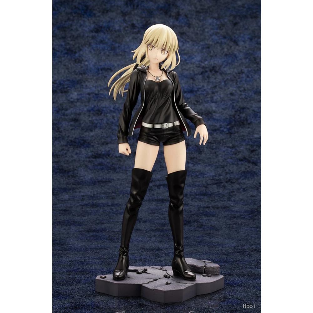 24CM Anime Fate/Grand Order Altria Pendragon 1/7 Saber Figure Standing Sword Model Toy Gift Collection Action Figure PVC