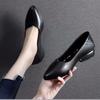 women fashion sweet yellow spring & summer slip on anti skid shoes lady black plus size comfort office shoes ab522