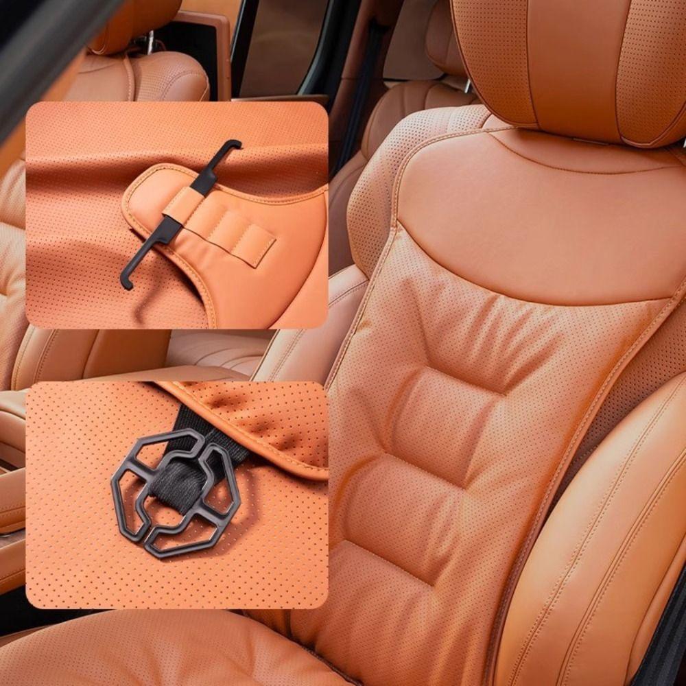 Soft Ventilated Four-season Cushion Universal Auto Seat Cushion Car Leather Cushion  Travel