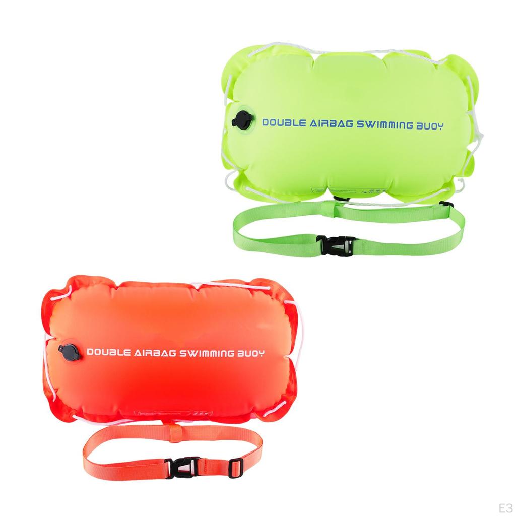 Simboj Flytboja, med Justerbart Midjebälte, Flythjälp, Uppblåsbar Simväska, för Utomhus