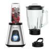 BioloMix SF701 2-in-1 Countertop Blender, 1.5L Glass Jug, 600ml Portable Bottle