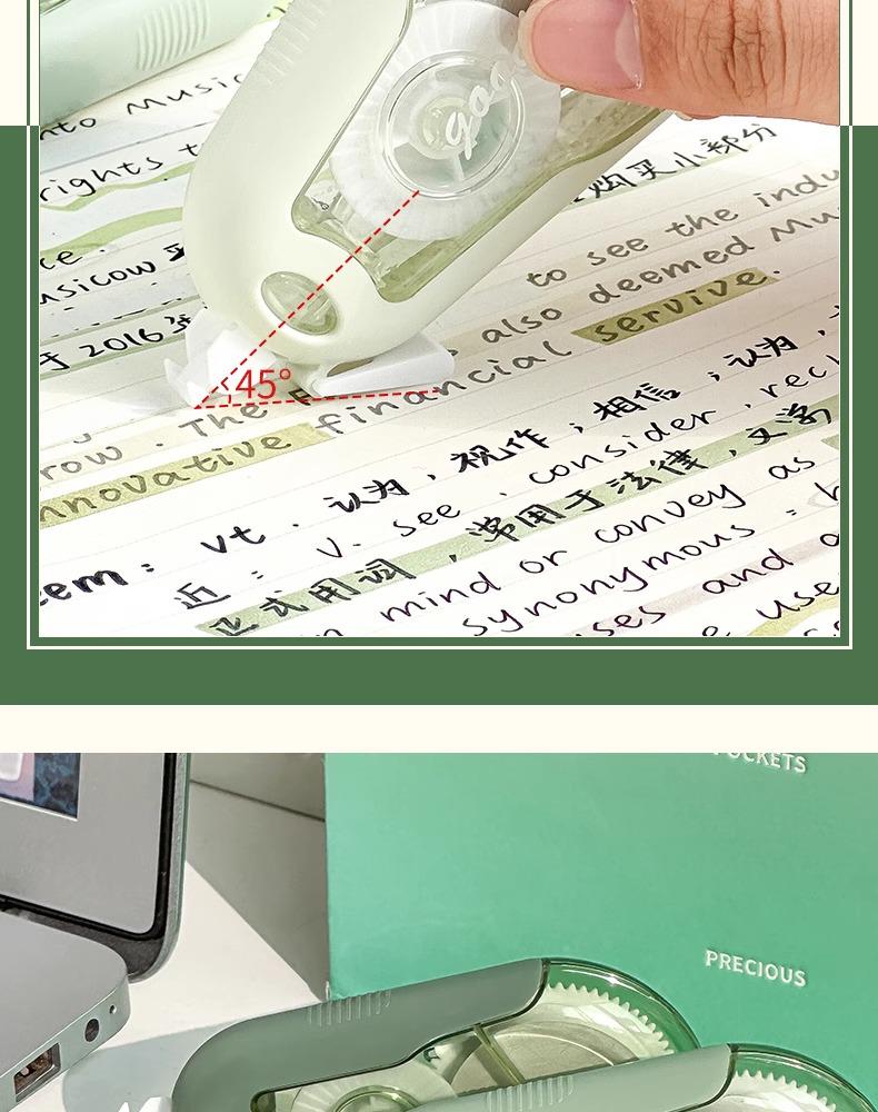 Thick, Durable, Drop-Proof Correction Tape for Students - Smooth, High-Capacity Use