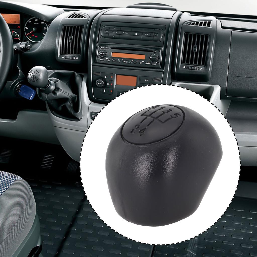 Add a Touch of Style to Your For Fiat For DUCATO with this Fashionable 5 Speed Shift Knob Cover Comfortable Grip