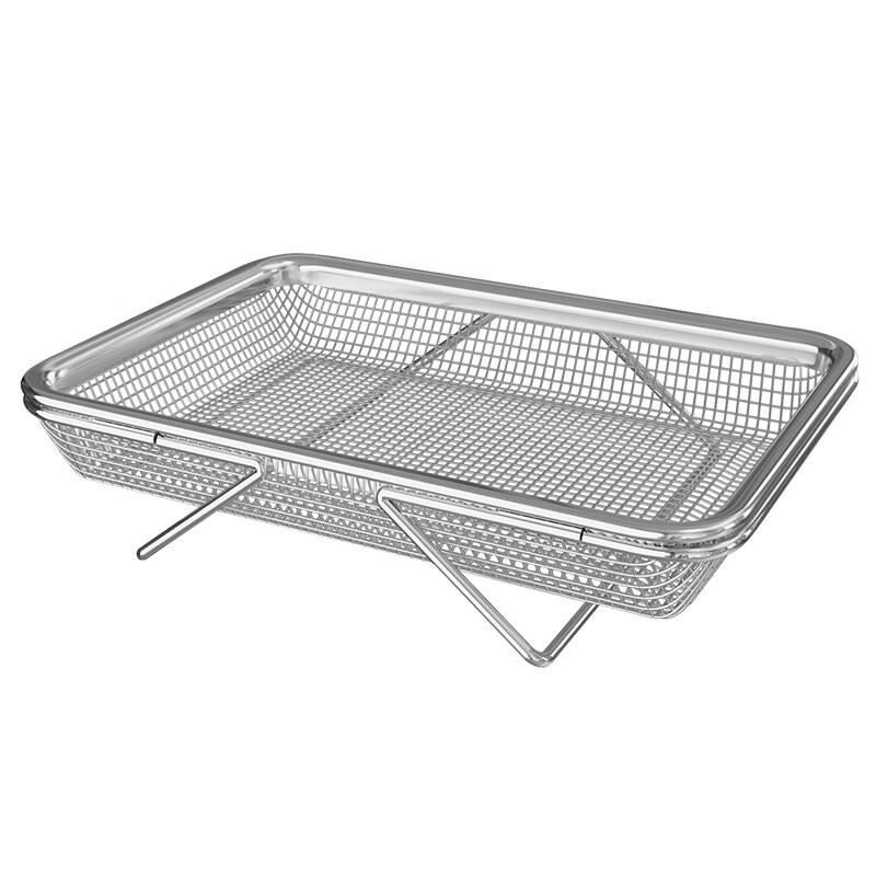 Foldable Carbon Steel Sink Draining Basket