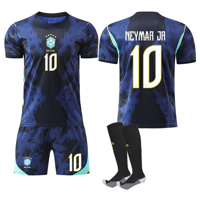 Brazil 2026 World Cup Away 10 Neymar Soccer Jersey Set