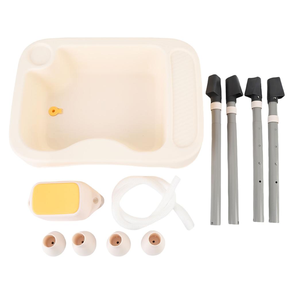 Shampoo Basin Removable Neck Support Lying Down Hair Washing Station Easy To Clean for Home Use
