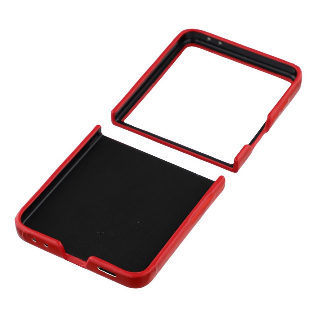 For Samsung Galaxy Z Flip7 5G Case Down Jacket PU Leather + PC Shockproof Phone Cover