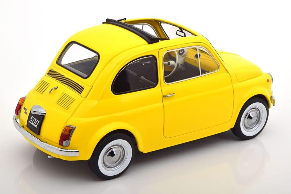 Freestyle KK Scale Fiat 500F 1968 Yellow Finished Product 1/12