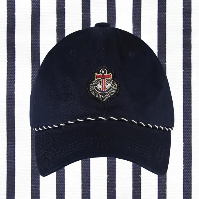 NAVY CAP Wappen Patch & Stripe