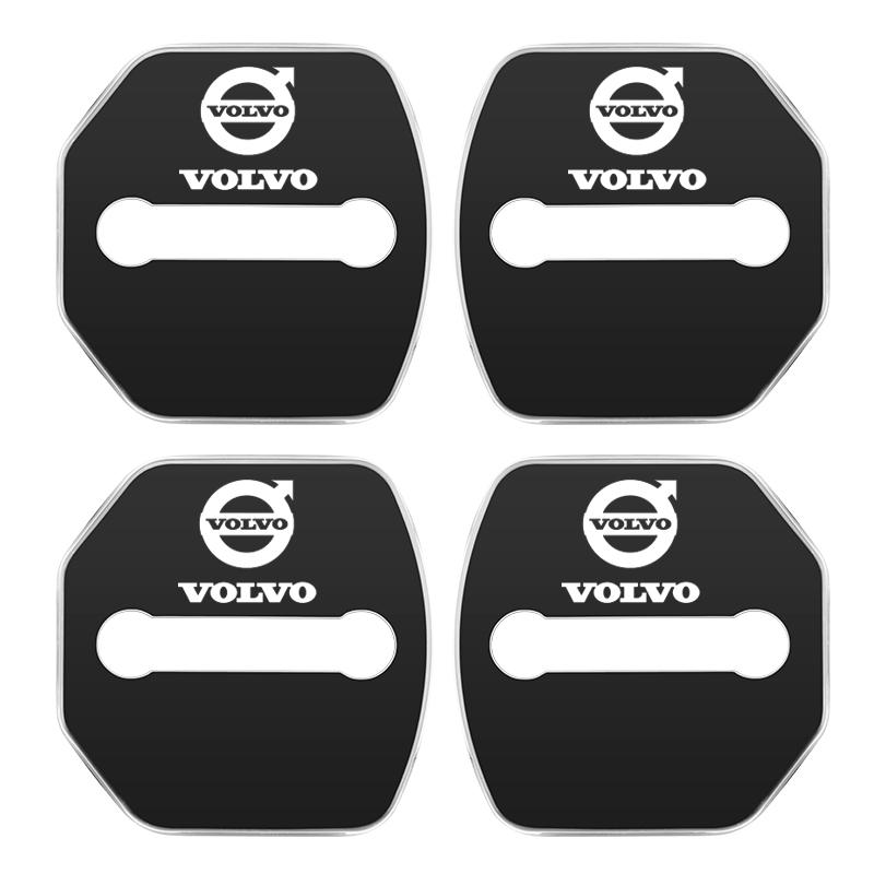 4x Car Door Lock Cover For Volvo XC60 XC90 S60 V50 V60 V70 V90 S90 Accessories Styling Lock Protective Cover Shell
