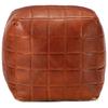 Vidaxl Puf, Brąz Tan, 40X40X40 Cm, Prawdziwa Kozia Skóra