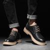 Fashion Trendy Men's Casual  Men's Retro  Leather Shoes  High Quality Luxury British Style Party and Wedding Shoes Hot Selling Items