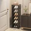 Stackable Multilayer Shoe Rack Narrow Shape Sneakers Shoe Storage Save Space Doorway Corner Shoe Rack Large Capacity Shoe Stand