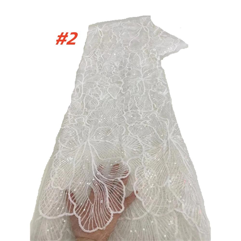 African Sequins Lace French Tulle Lace Fabrics Pink 2025 Women Fashion Embroidery Nigerian Mesh Lace Fabric For Wedding Party