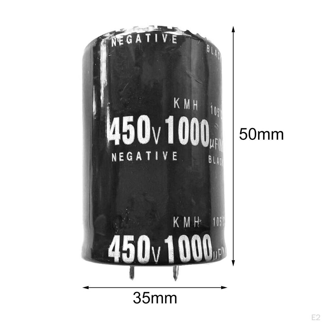 2 Pieces 450V 1000UF Radial Aluminium Electrolytic for Industrial Equipment Power Supply