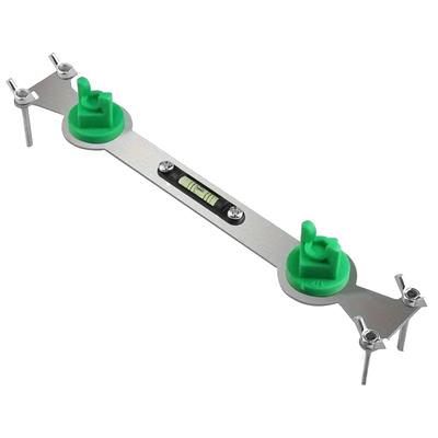 Verstelbaar waterpasinstrument voor warm- en koudwaterleidingen met waterpas voor douche-installatie (3 ml)