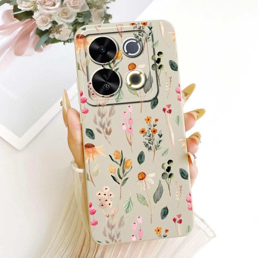 For Itel P65 4G Phone Case Cute Rabbit Painted Liquid Soft Silicone Bumber Shell For Itel P 65 4G Capa P671L Back Cover