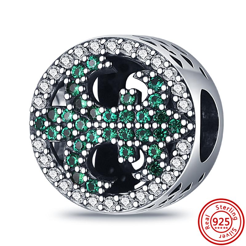 S925 Sterling Silver Butterfly Flower Heart Four Leaf Clover Forever Love Beads Fit Original  Charms Bracelet Fine Jewelry