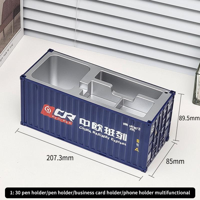 Kreativní 1:30 Přepravní kontejner Stolní psací potřeby Úložný box Organizér na vizitky Simulované ozdoby modelu kontejneru
