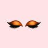 1/2/3/4/5 Pairs Lazy Eye Shadow Eyelash Patch 2-in-1 Eyeshadow Eyelashes Makeup Stickers Reusable Eye Makeup Stickers with False Lashes Shadow