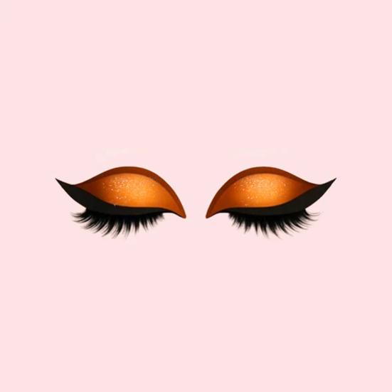 1/2/3/4/5 Pairs Lazy Eye Shadow Eyelash Patch 2-in-1 Eyeshadow Eyelashes Makeup Stickers