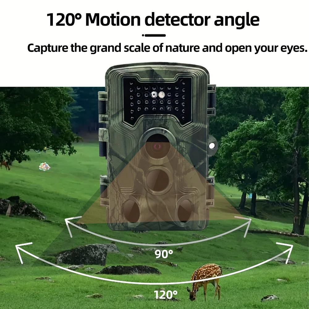 2026 Hunting Trail Camera 36MP 1080P Night Vision Wildlife Camera With Motion Activated Outdoor Trail Cam Trigger Wildlife Scouting