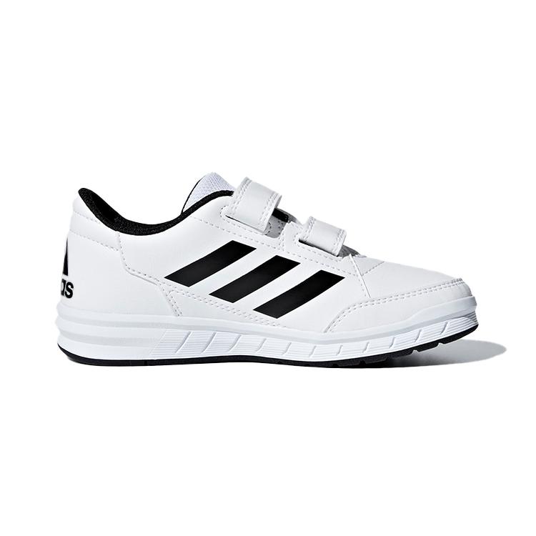 adidas Altasport Breathable Low Top Kids' Skateboarding Shoes White Black Children Aged 3 7 Years Old D96830