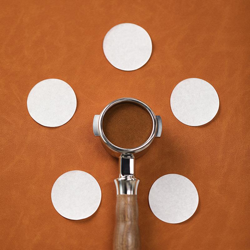 Kaffeefilterpapier Einweg 100 Stück Sekundärwasserfilter für 58 mm Siebträger Espressomaschinenzubehör Barista