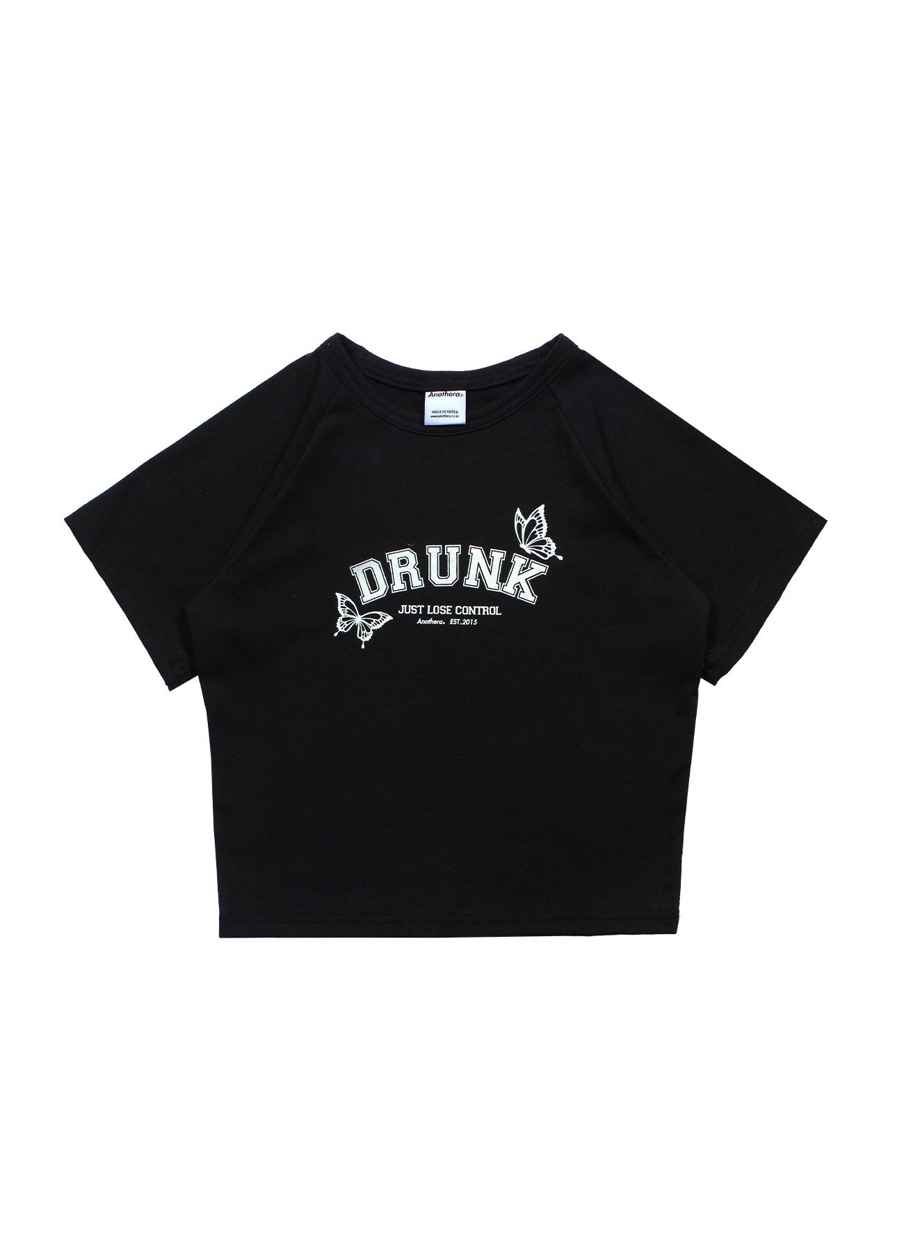 Another A Raglan Drunk Top Black/One