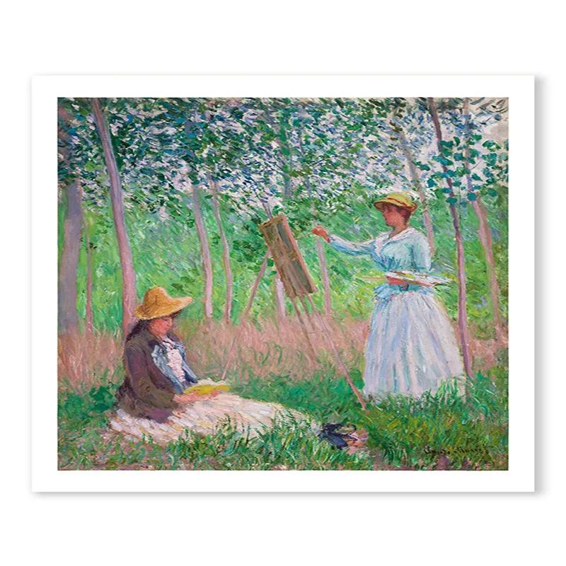 Monet Colour System Landscape Print Wall Art Nordic Village River Alpine Poster Beauty Canvas Painter Living Room Decoration