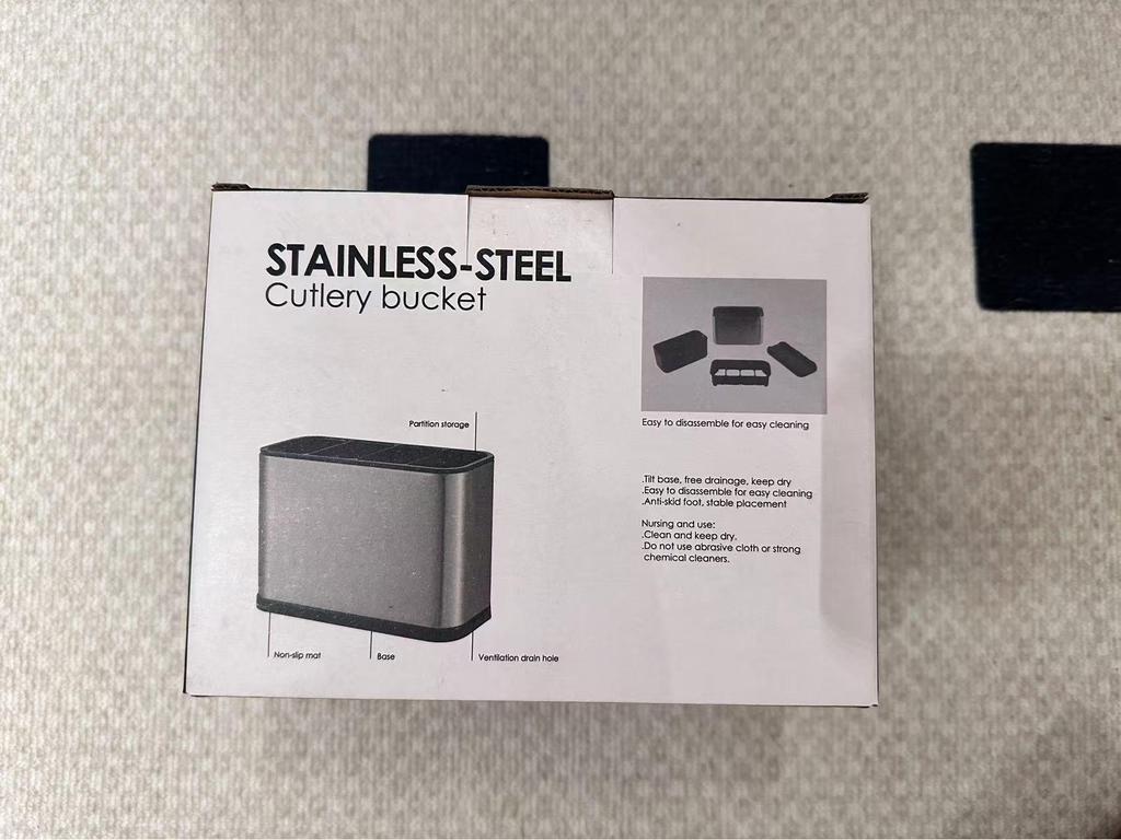 Stainless Steel Multi-functional Kitchen Chopsticks and Spoon Storage Organizer