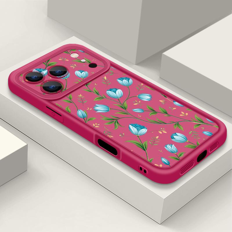 Shockproof Phone Case For iPhone 17 Pro Max Case iPhone 16 15 14 13 Pro Max 11 17e 16e Daisies Flowers Print Soft Silicone Bumper Cover