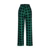 Men's Drawstring Plaid Print Pants - Long Casual Trousers With Belted Pockets