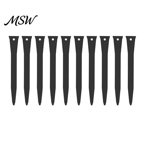 Pet Fence Ground Spikes 10Pcs 12" Landscape Edging Stakes, Heavy Duty Steel Garden Anchoring Spikes, Border Pins Stakes for Outdoor Lawn Terrace Grass