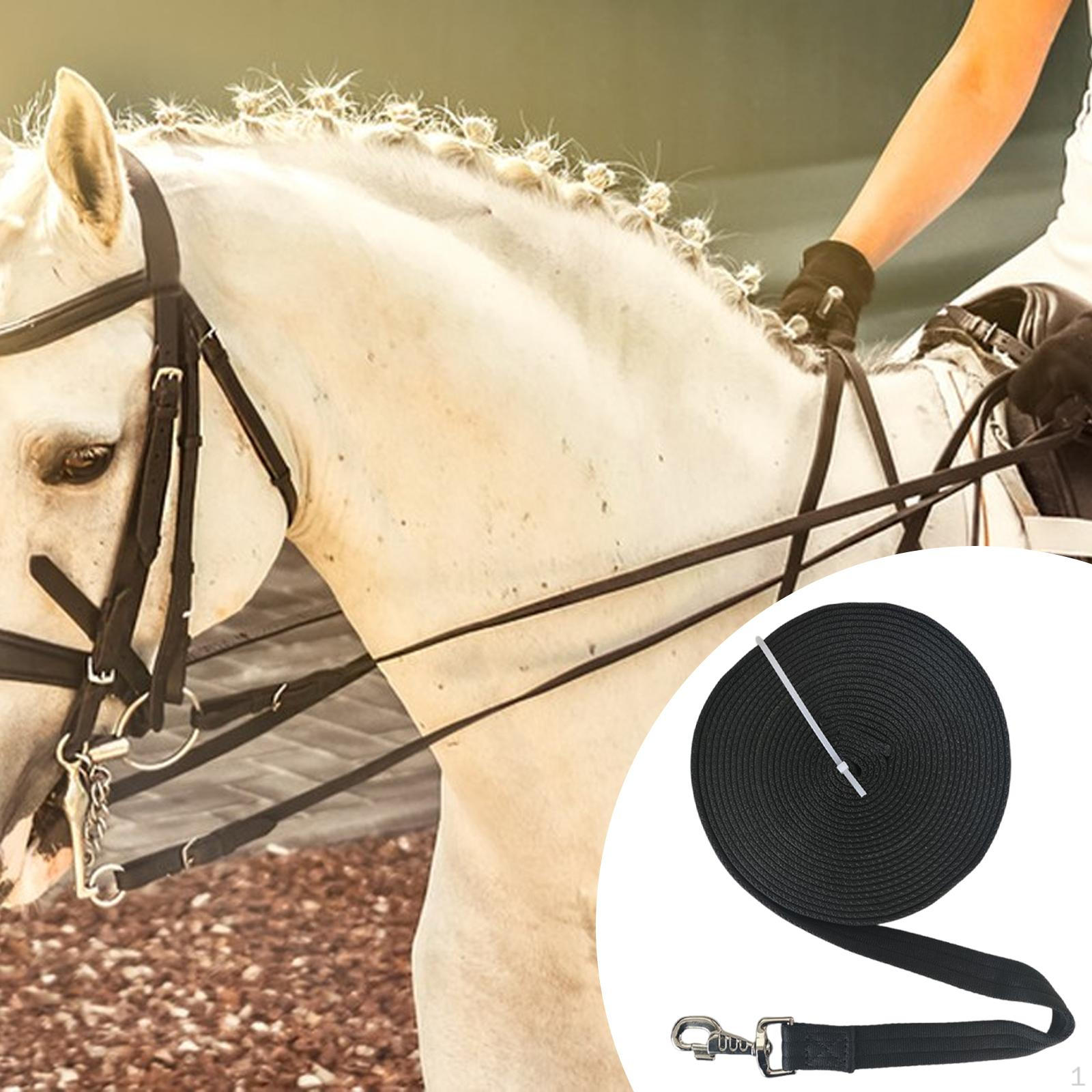

Horse Rope Equine Leash 26.25ft Length Portable Convenient Supply Cord Tack for Daily Use