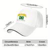 1Pc, Adjustable Sandwich Baseball Cap With Brazilian Flag And Rio De Janeiro Print, Lightweight Printed Women'S Hat, Simple