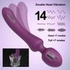 PDual-Ended USB Vibrator - Powerful G-Spot & Clit Stimulator, Rechargeable Massager for Women, Adult Sex Toy