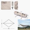 Naturehike Cotton Cloth TC Material Awning Tarp Waterproof Tarp Sunscreen Tear Resistant Durable Lightweight Portable Waterproof Shade Camping Hiking