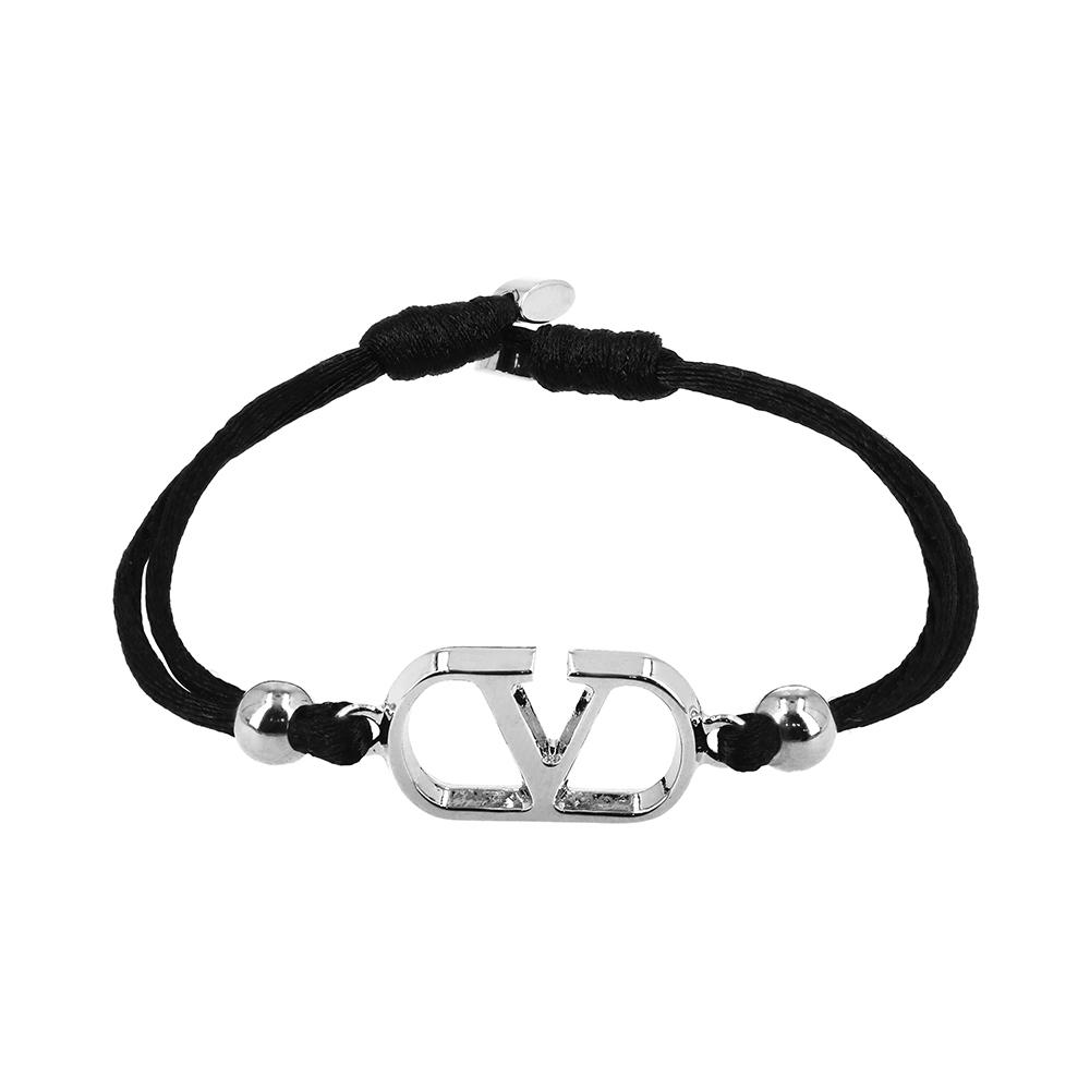 Valentino V Logo Bavlněný Náramek 8y2j0x85 Kaz 0no