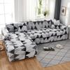 Geometry Elastic Stretch Sofa Cover Slipcovers All-Inclusive Couch Cover For Different Shape Sofa Chair L-Style Need 2Sofa Cover