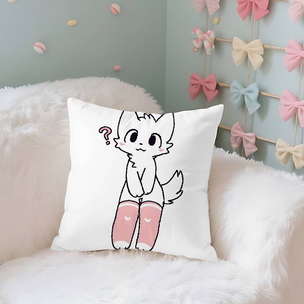 Kawaii BBoykisserS Throw Pillow Covers Pattern Cushion Cover Suitable For Sofa Bedroom Car Pillow Cover