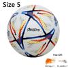 Football High Quality Soccer Balls Official Size 5 PU Material Seamless Goal Team Outdoor Match Game Training Ballon