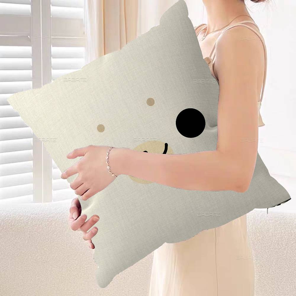 Kawaii Cartoon Mamegoma CUTE Pillow Anime Pillow Sofa Bed Head Pillow Cover Cushion Cover 45x45 cm Fashion